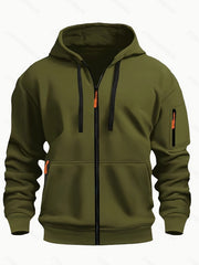 Men’s Zipper Hooded Sweatshirt | Sports Casual Cardigan Coat | Lorrid® UK