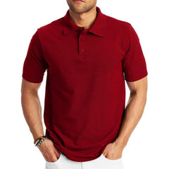 Lorrid Men’s Loose Short-Sleeved Polo Shirt Casual Summer Top