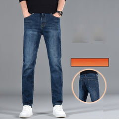 New Slim Fit Men’s Cotton Jeans | Youth Casual Straight-Leg Trousers | Lorrid® UK