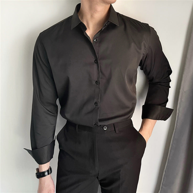 Men’s Korean Slim Fit Leisure Shirt | Spring & Summer Casual Top | Lorrid® UK