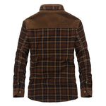 Men’s Winter Jacket Warm Fleece Cotton Plaid Coat Military Style | Lorrid®
