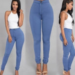 Fashion Elastic Jeans Women Leggings Ladies High Waist Trousers | Lorrid®