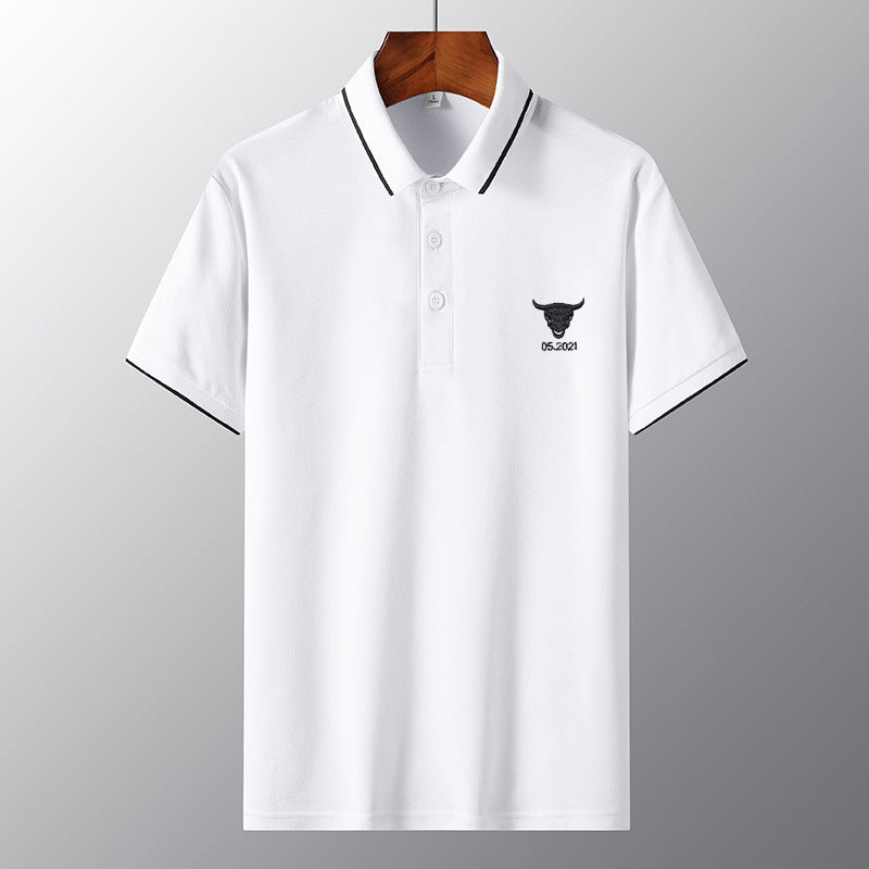 Men’s LED Half-Sleeved Collared T-Shirt | Casual Business Top | Lorrid® UK