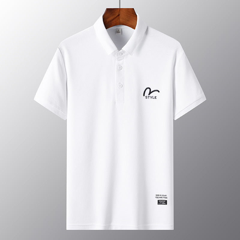 Men’s LED Half-Sleeved Collared T-Shirt | Casual Business Top | Lorrid® UK