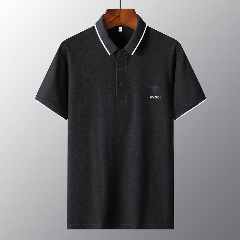 Men’s LED Half-Sleeved Collared T-Shirt | Casual Business Top | Lorrid® UK
