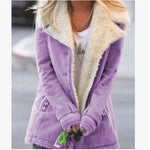 Women’s Winter Warm Coat – Slim Lapel Single-Breasted Jacket | Lorrid® UK