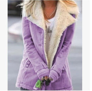Women’s Winter Warm Coat – Slim Lapel Single-Breasted Jacket | Lorrid® UK