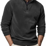 Men’s Half-Zip Sweater | Ethnic Style Pullover Loose Fit | Lorrid® UK
