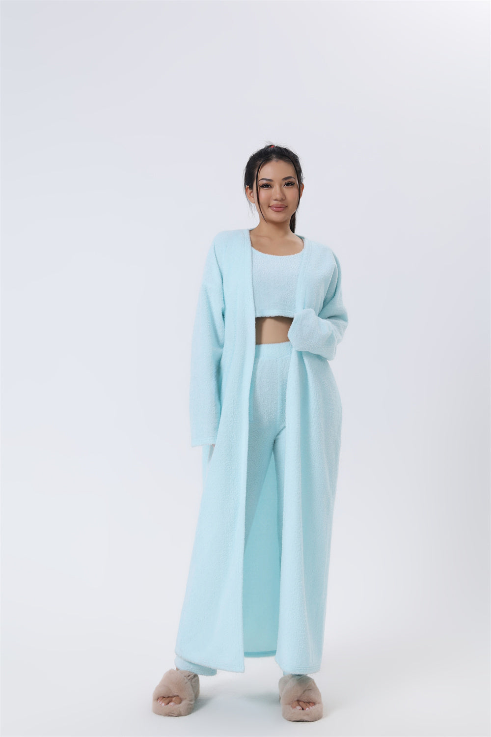 Lorrid® Cozy 3pcs Women’s Pajama Set – Winter Lounge & Matching Outfit UK