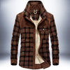 Men’s Winter Jacket Warm Fleece Cotton Plaid Coat Military Style | Lorrid®