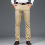 Men’s Stretch Ice Silk Straight Slacks | Summer Business Casual Trousers | Lorrid® UK