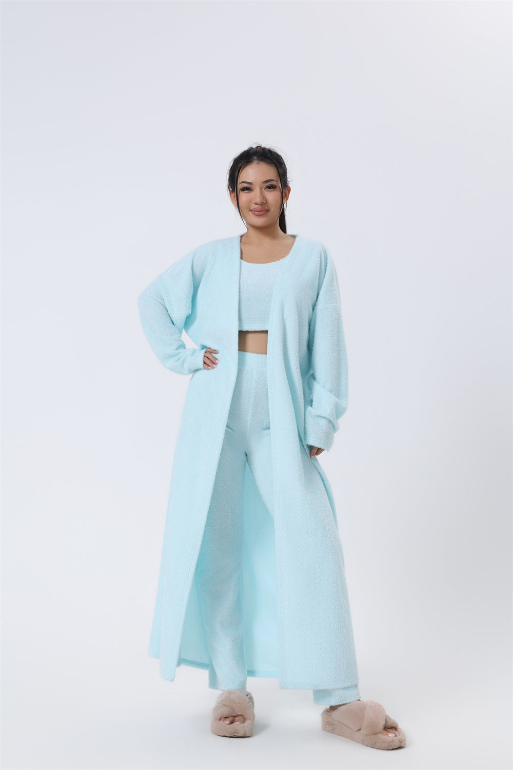 Lorrid® Cozy 3pcs Women’s Pajama Set – Winter Lounge & Matching Outfit UK