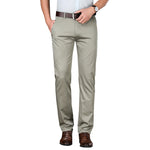 Men’s Stretch Ice Silk Straight Slacks | Summer Business Casual Trousers | Lorrid® UK