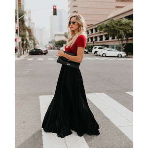 Women’s High Waist Long Skirt – Fashion Casual Maxi Skirt | Lorrid® UK