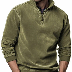 Men’s Half-Zip Sweater | Ethnic Style Pullover Loose Fit | Lorrid® UK