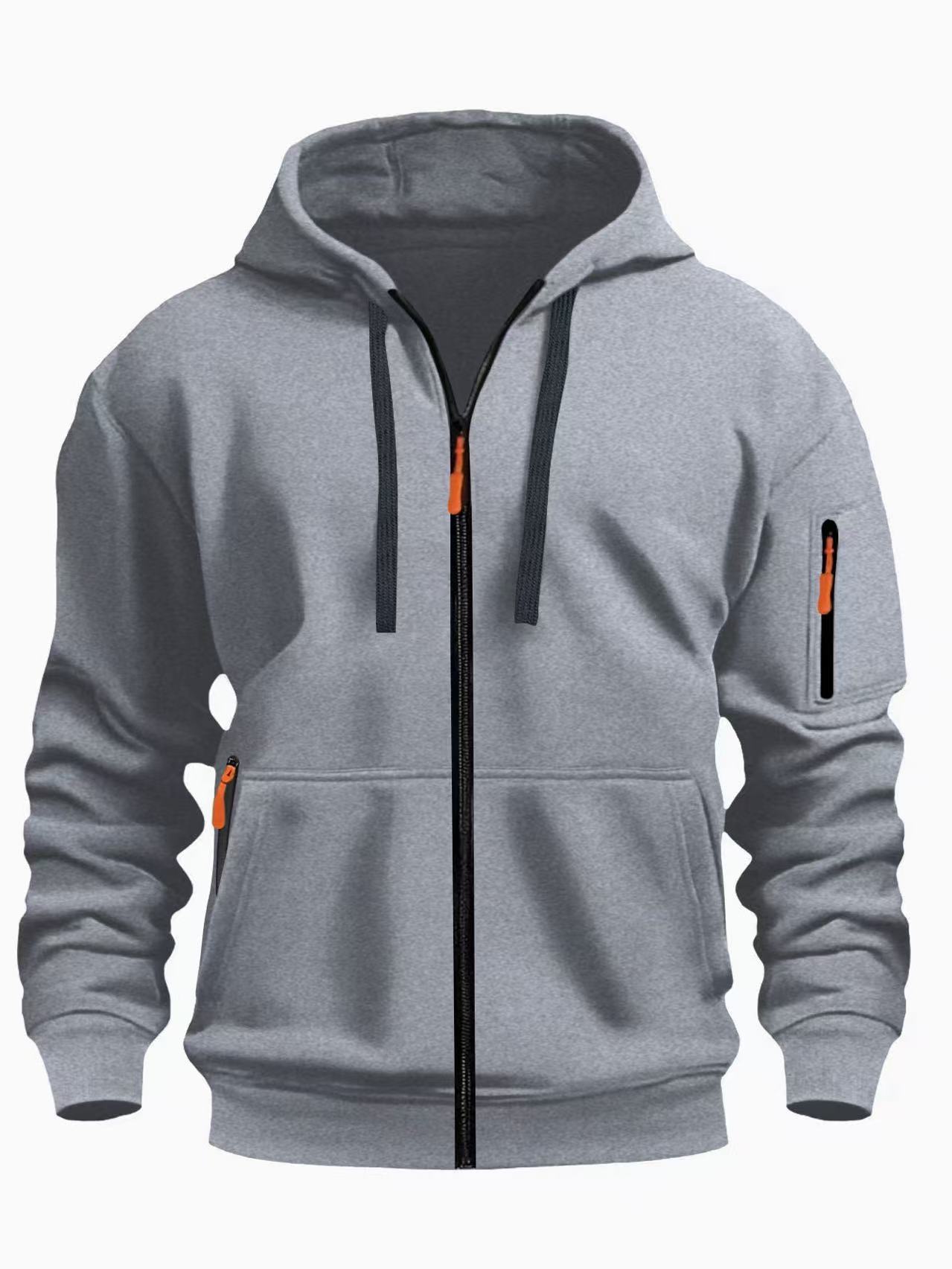 Men’s Zipper Hooded Sweatshirt | Sports Casual Cardigan Coat | Lorrid® UK