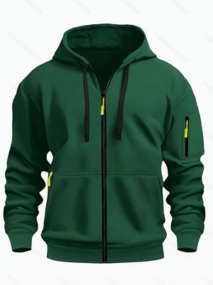 Men’s Zipper Hooded Sweatshirt | Sports Casual Cardigan Coat | Lorrid® UK