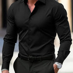 Men’s Business Button Down Shirt | Summer Long Sleeve Casual Top | Lorrid® UK