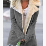 Women’s Winter Warm Coat – Slim Lapel Single-Breasted Jacket | Lorrid® UK