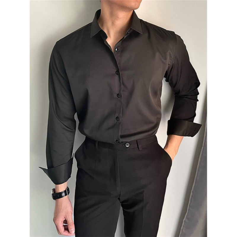 Men’s Korean Slim Fit Leisure Shirt | Spring & Summer Casual Top | Lorrid® UK