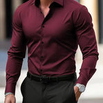 Men’s Business Button Down Shirt | Summer Long Sleeve Casual Top | Lorrid® UK