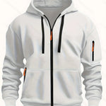 Men’s Zipper Hooded Sweatshirt | Sports Casual Cardigan Coat | Lorrid® UK