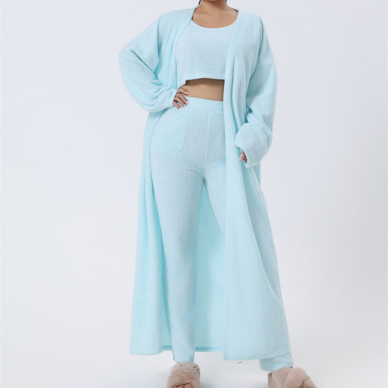 Lorrid® Cozy 3pcs Women’s Pajama Set – Winter Lounge & Matching Outfit UK
