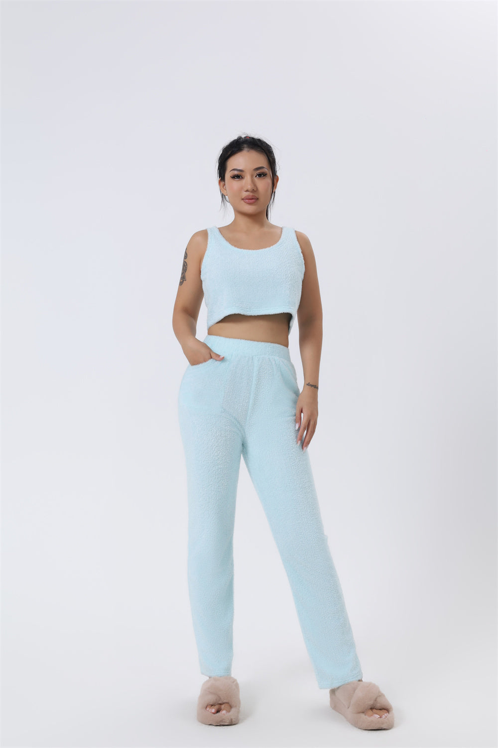 Lorrid® Cozy 3pcs Women’s Pajama Set – Winter Lounge & Matching Outfit UK