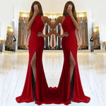 Long Ladies’ Evening Dress Elegant Halter Maxi Gown | Lorrid®