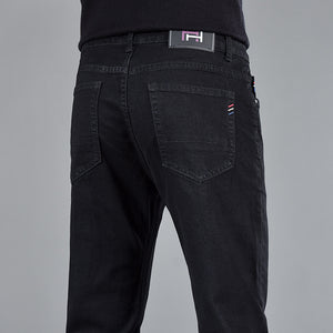 New Slim Fit Men’s Cotton Jeans | Youth Casual Straight-Leg Trousers | Lorrid® UK