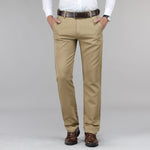 Men’s Stretch Ice Silk Straight Slacks | Summer Business Casual Trousers | Lorrid® UK