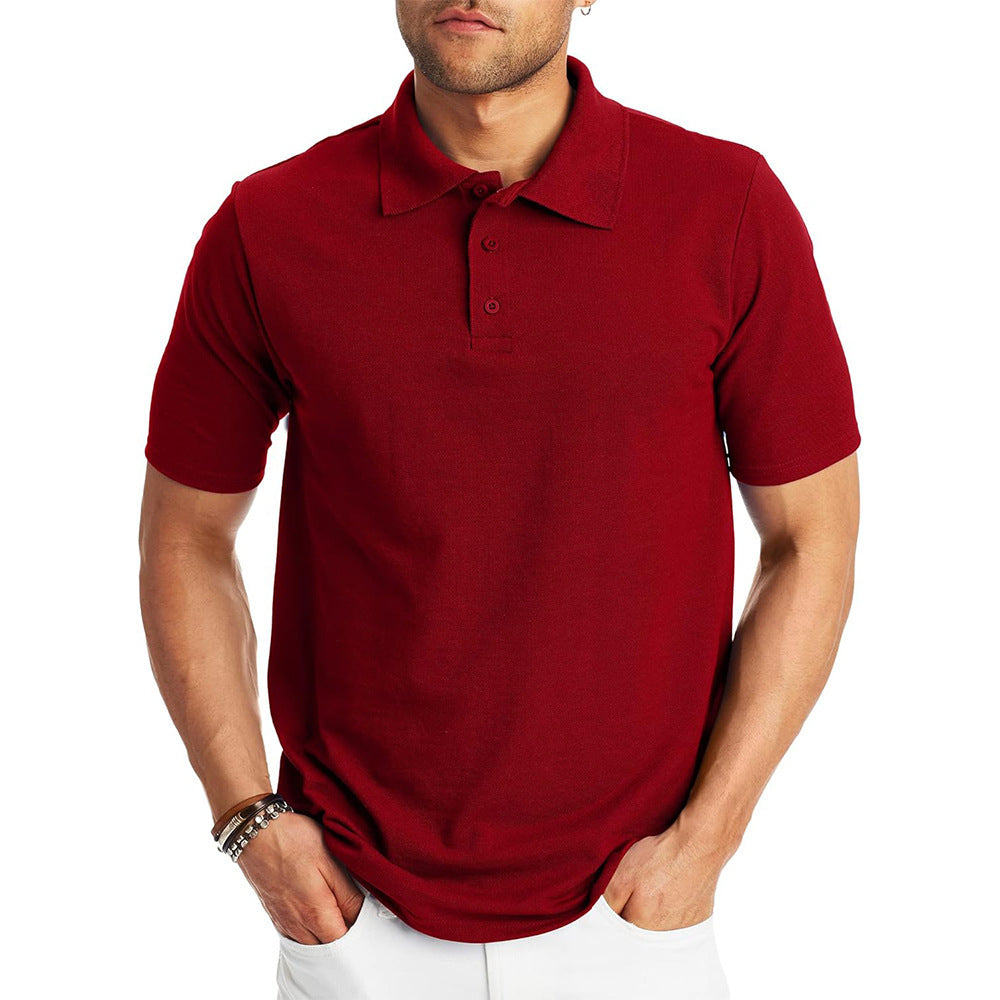 Men’s Cotton Short Sleeve Polo Shirt | Embroidered Work & Leisure Top | Lorrid® UK