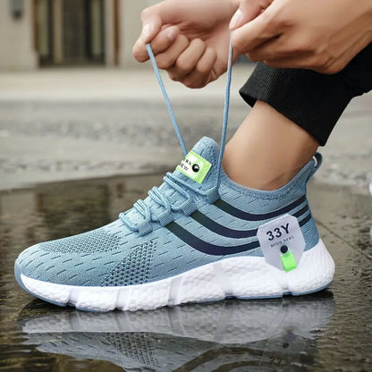 Lorrid Men's Breathable Mesh Walking & Running Trainers