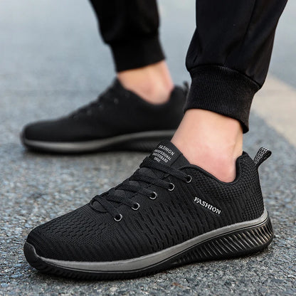 Lorrid Men's Breathable Running & Walking Knit Sneakers Lightweight Gym Sports Shoes