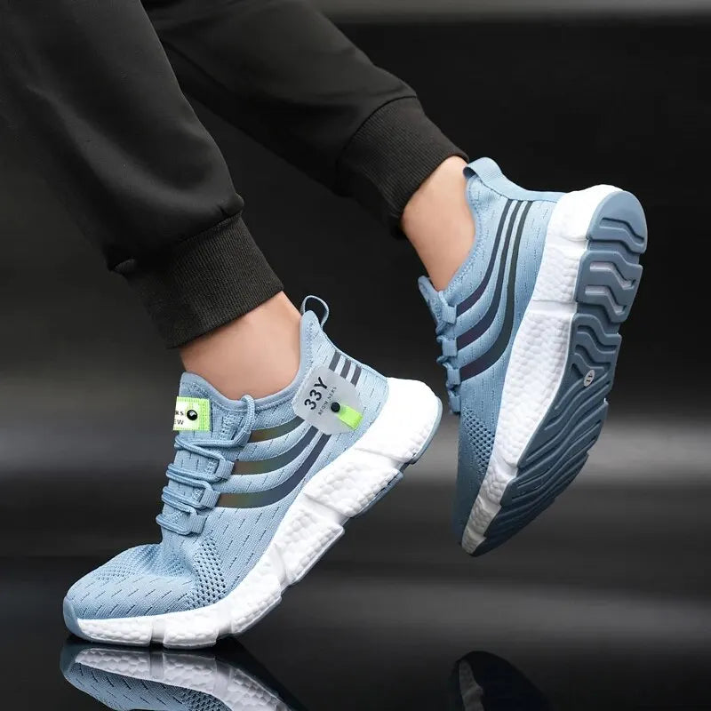 Lorrid Men's Breathable Mesh Walking & Running Trainers