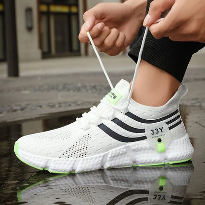 Lorrid Men's Breathable Mesh Walking & Running Trainers