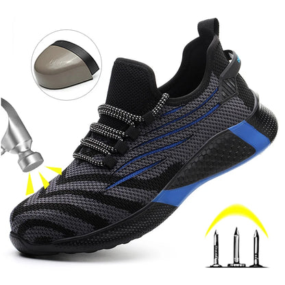 Lorrid Men's Lightweight Safety Work Trainers
