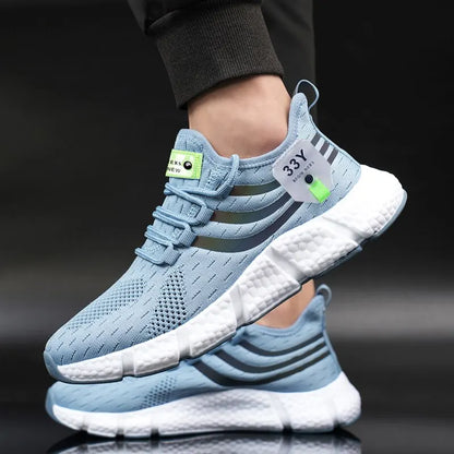 Lorrid Men's Breathable Mesh Walking & Running Trainers