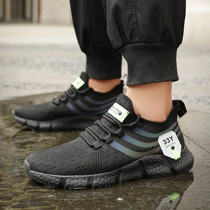 Lorrid Men's Breathable Mesh Walking & Running Trainers