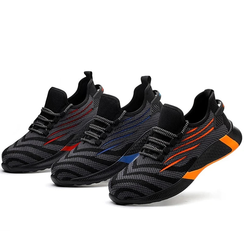 Lorrid Men's Lightweight Safety Work Trainers