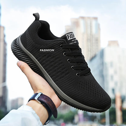 Lorrid Men's Breathable Running & Walking Knit Sneakers Lightweight Gym Sports Shoes