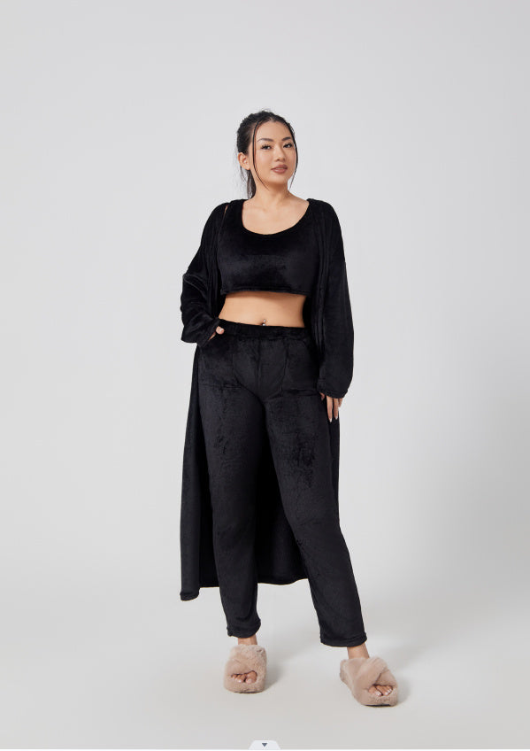 Lorrid® Cozy 3pcs Women’s Pajama Set – Winter Lounge & Matching Outfit UK