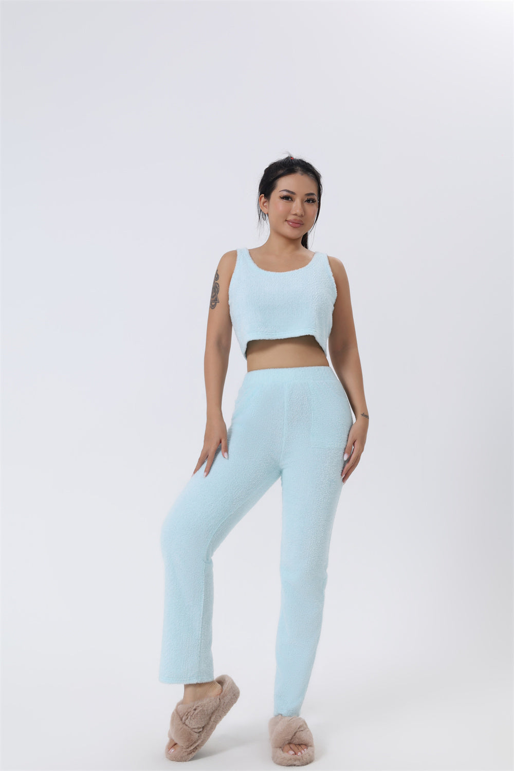 Lorrid® Cozy 3pcs Women’s Pajama Set – Winter Lounge & Matching Outfit UK