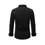 Men’s Business Button Down Shirt | Summer Long Sleeve Casual Top | Lorrid® UK