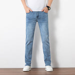 Men’s Loose Straight Slim Fit Jeans | Elastic Trend Trousers | Lorrid® UK