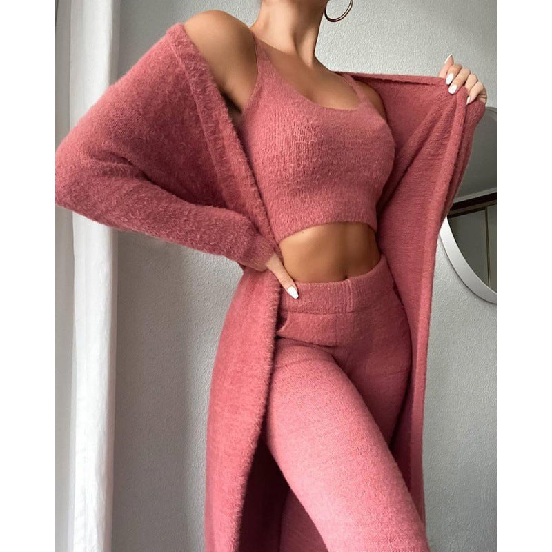 Lorrid® Cozy 3pcs Women’s Pajama Set – Winter Lounge & Matching Outfit UK