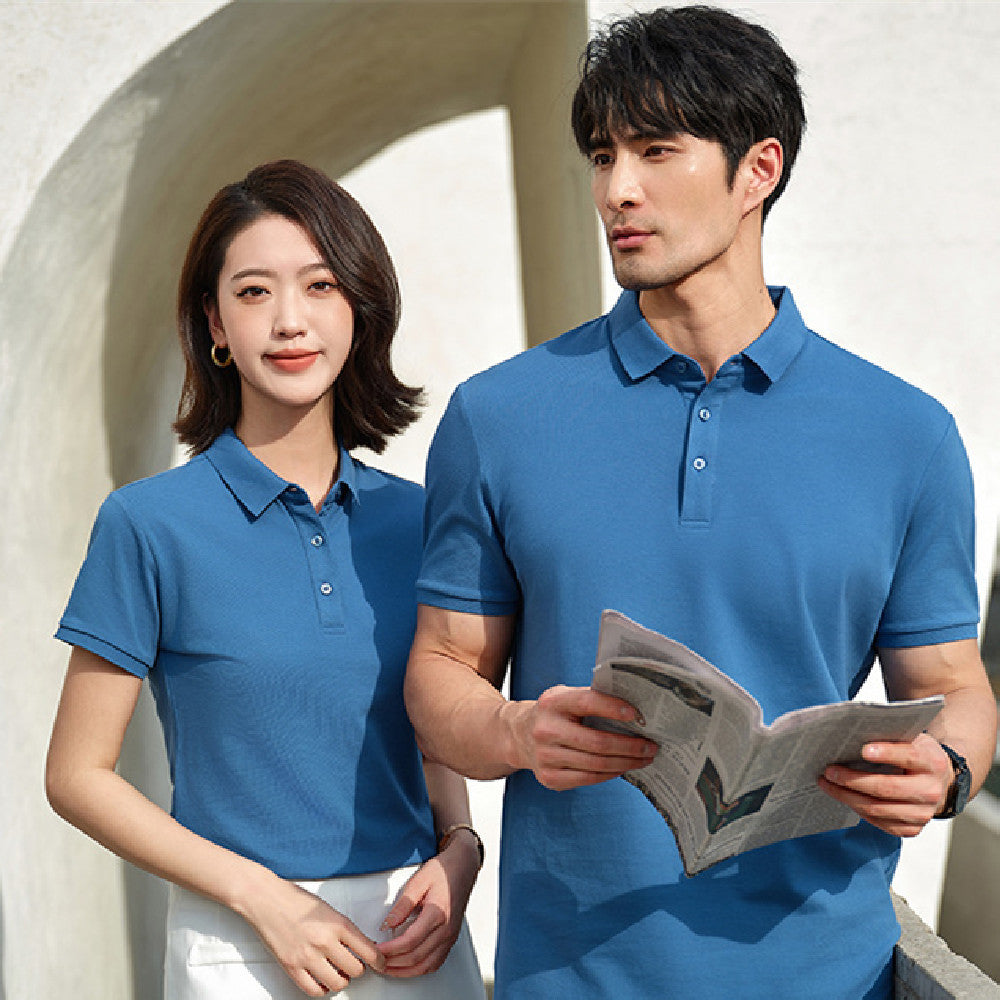 Men’s Lapel Short Sleeve T-Shirt | Casual Work & Leisure Top | Lorrid® UK
