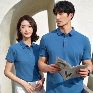 Men’s Lapel Short Sleeve T-Shirt | Casual Work & Leisure Top | Lorrid® UK