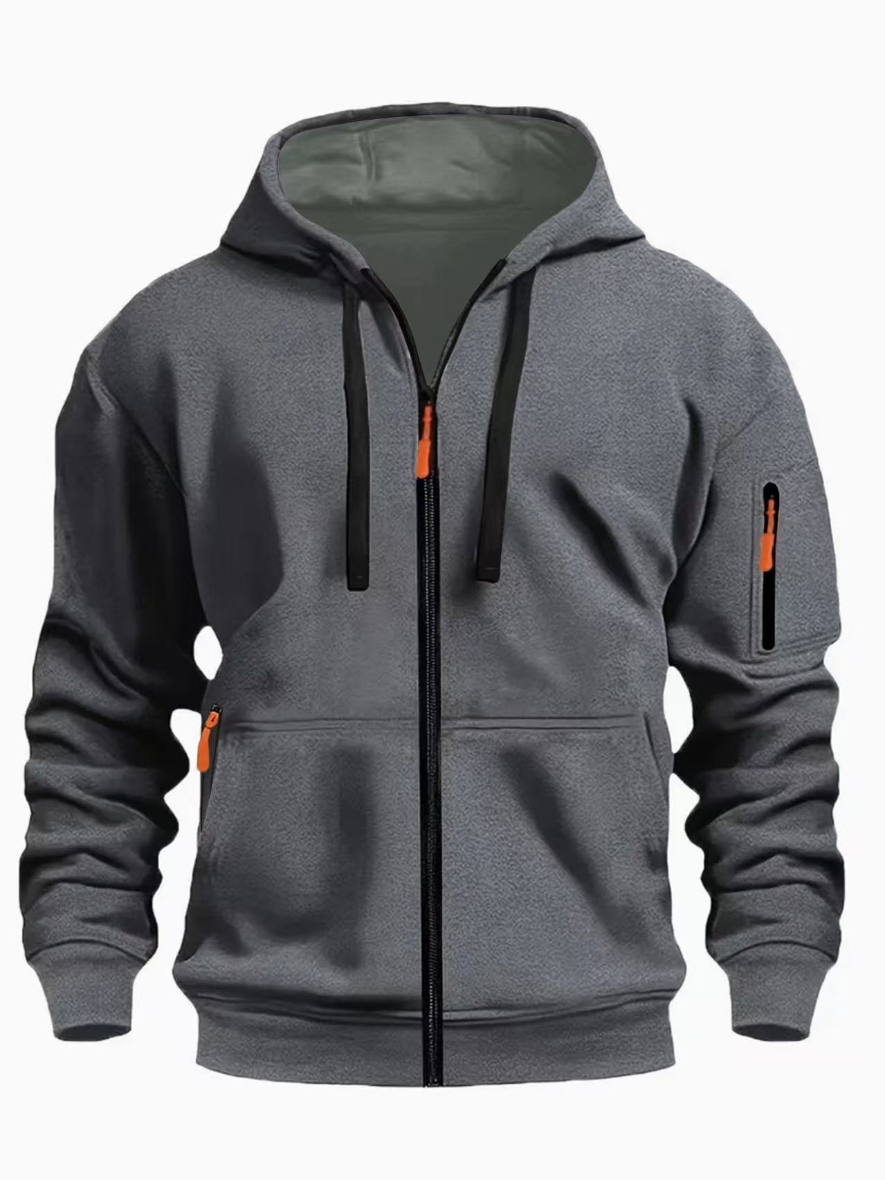 Men’s Zipper Hooded Sweatshirt | Sports Casual Cardigan Coat | Lorrid® UK