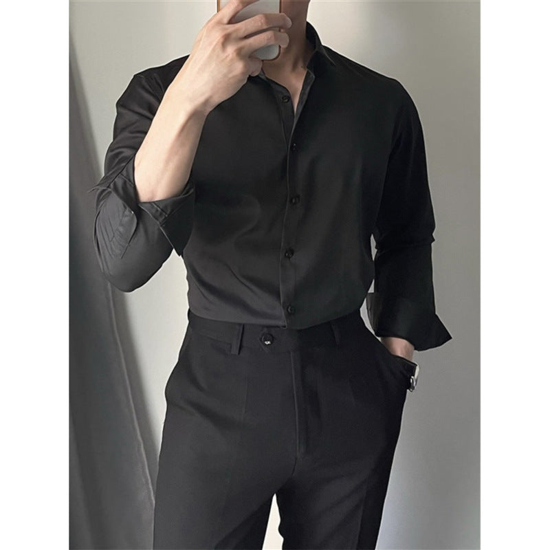 Men’s Korean Slim Fit Leisure Shirt | Spring & Summer Casual Top | Lorrid® UK
